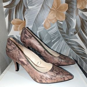 Snake skin heels